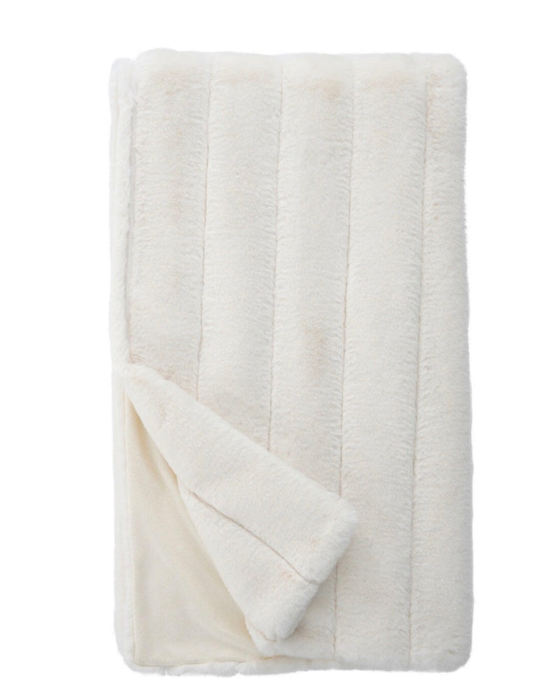Posh Ivory Throw