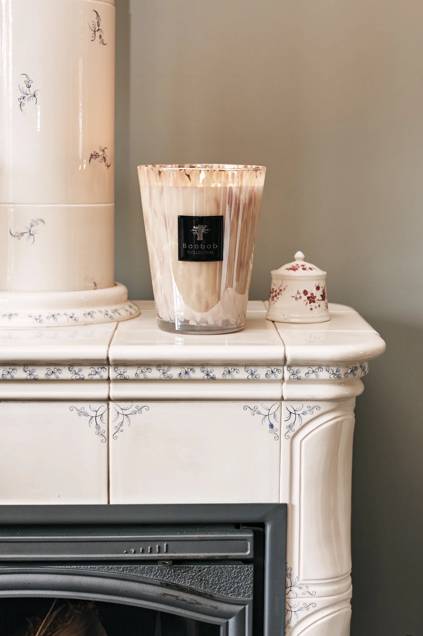 Baobab White Pearls Candle - Max 10