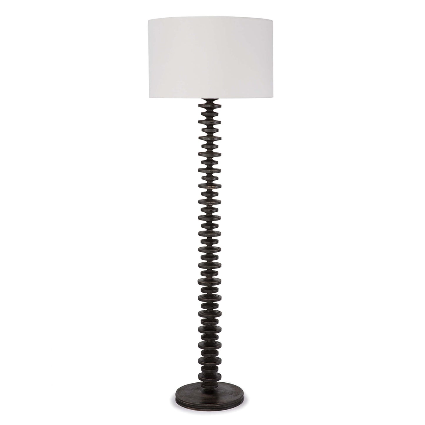 Ebony Fish Floor Lamp