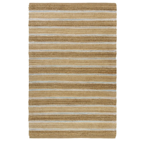 Indoor Natural Jute Rug 2X3 Spa Blue