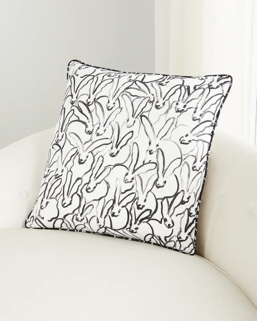 Hunt Slonem Bunny Pillow, 22"
