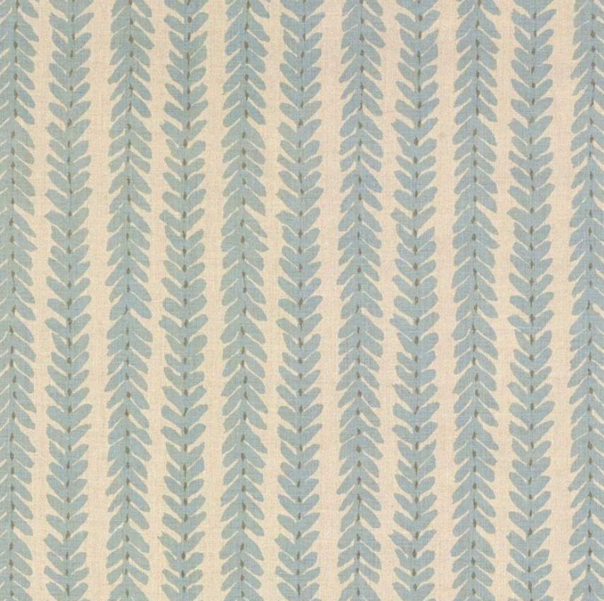 Schumacher Woodperry Blue Fabric