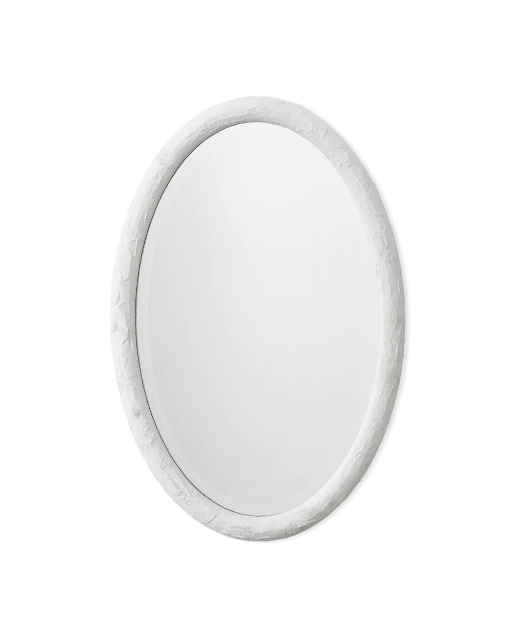 Ovation White Oval Mirror