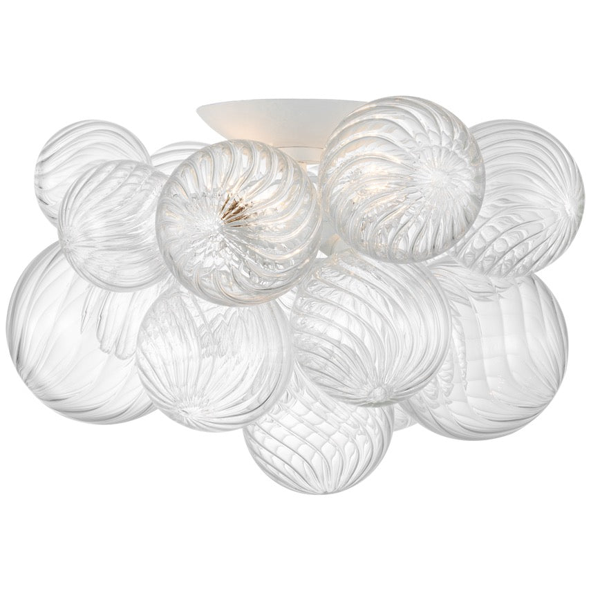 Talia 20" Flush Mount Light / WHITE