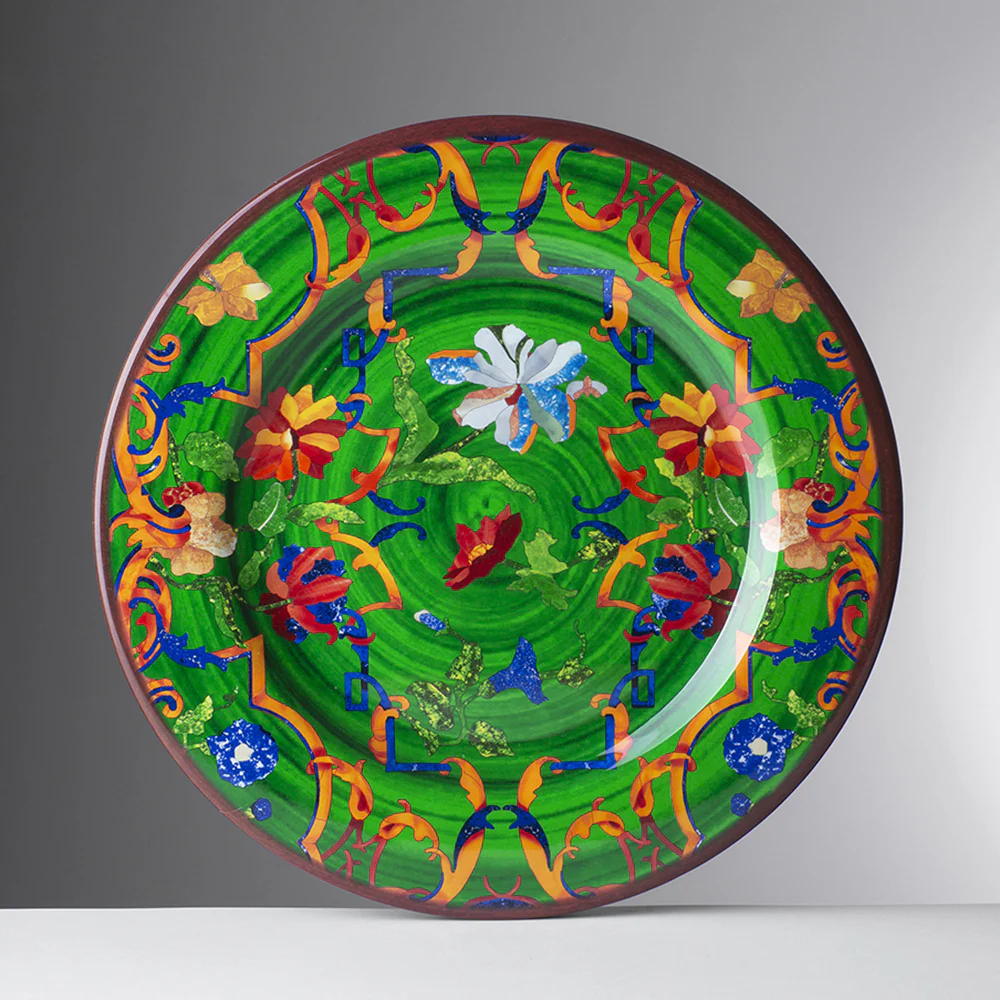 Pancale Green Dinner Plates, Set of 6