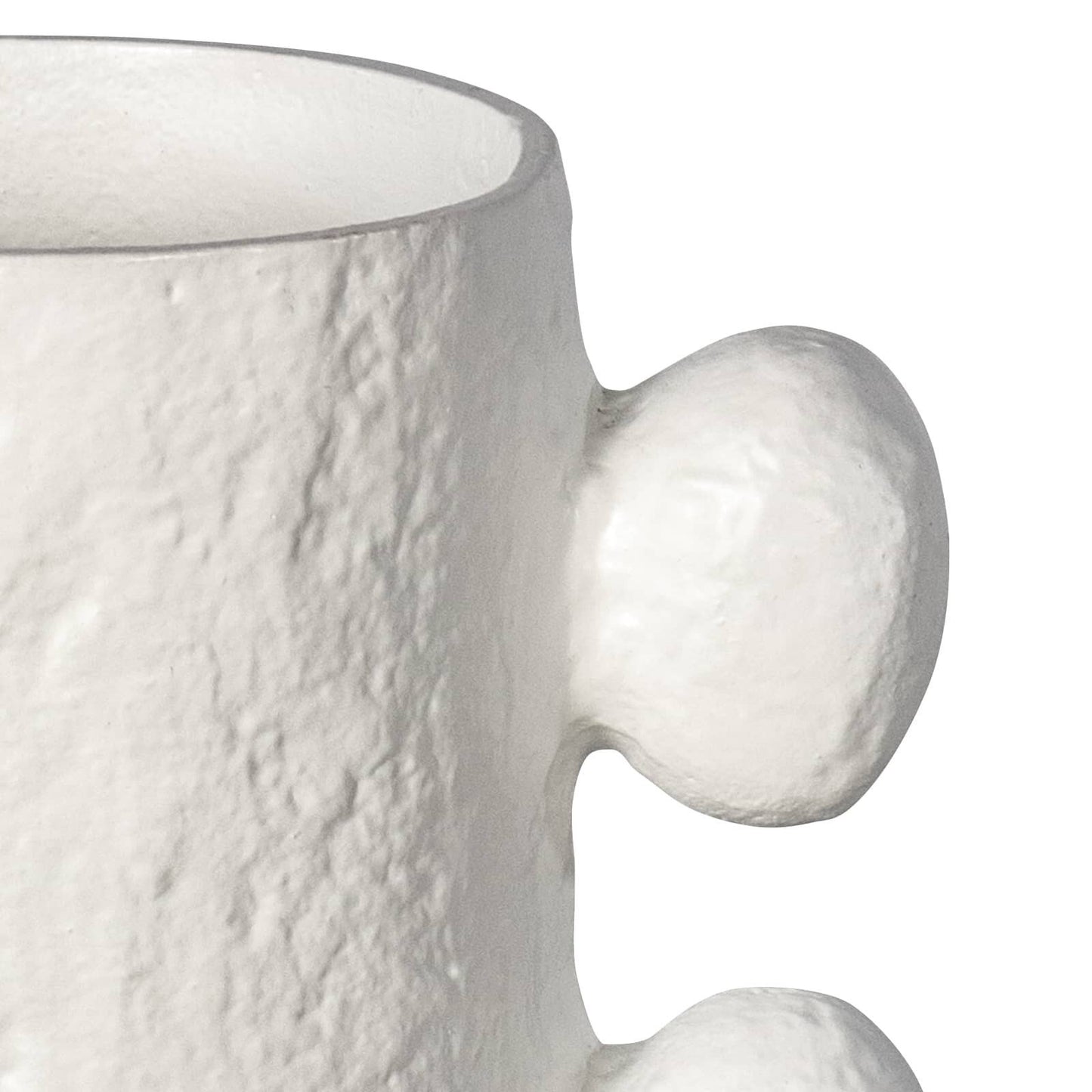 Sanya Metal Vase Large - White