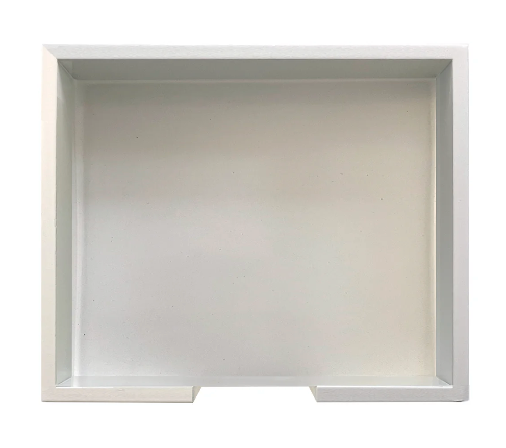 Luxe Lacquer Notepad Tray - White