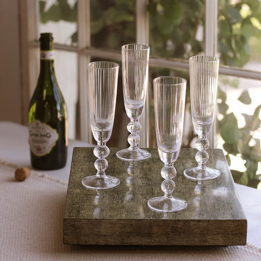Glass Venice Champagne Flute S4