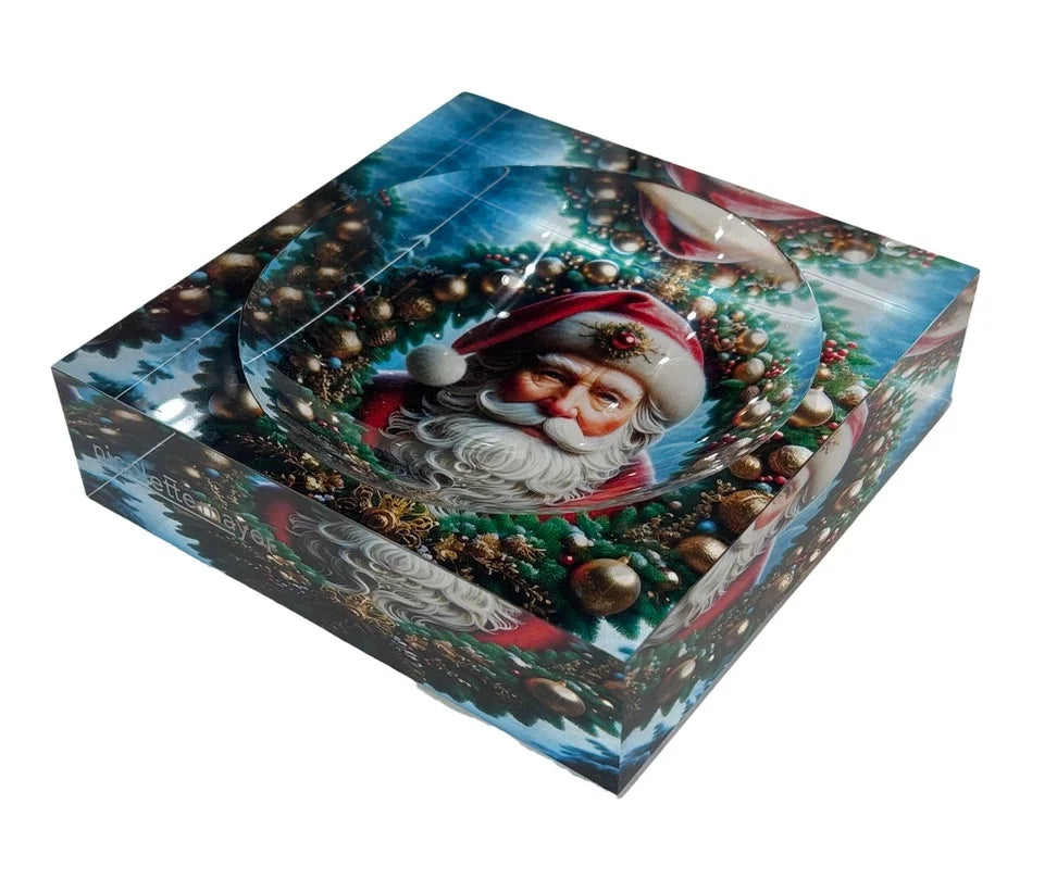 Santa Claus Acrylic Candy Dish