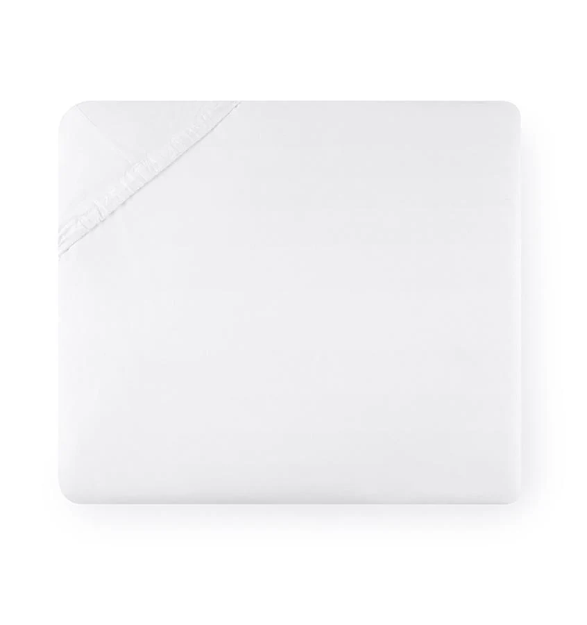 Sferra Queen Fitted Sheet - White