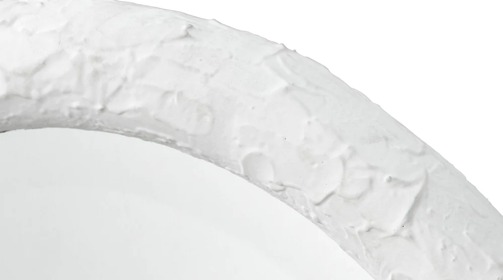 Ovation White Oval Mirror