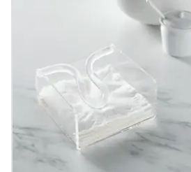Lucite Bow Cocktail Holder