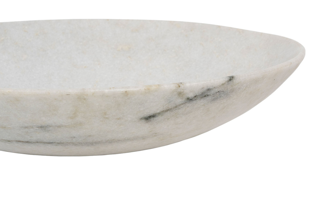 23.5" Round Rajnagar Marble Dish