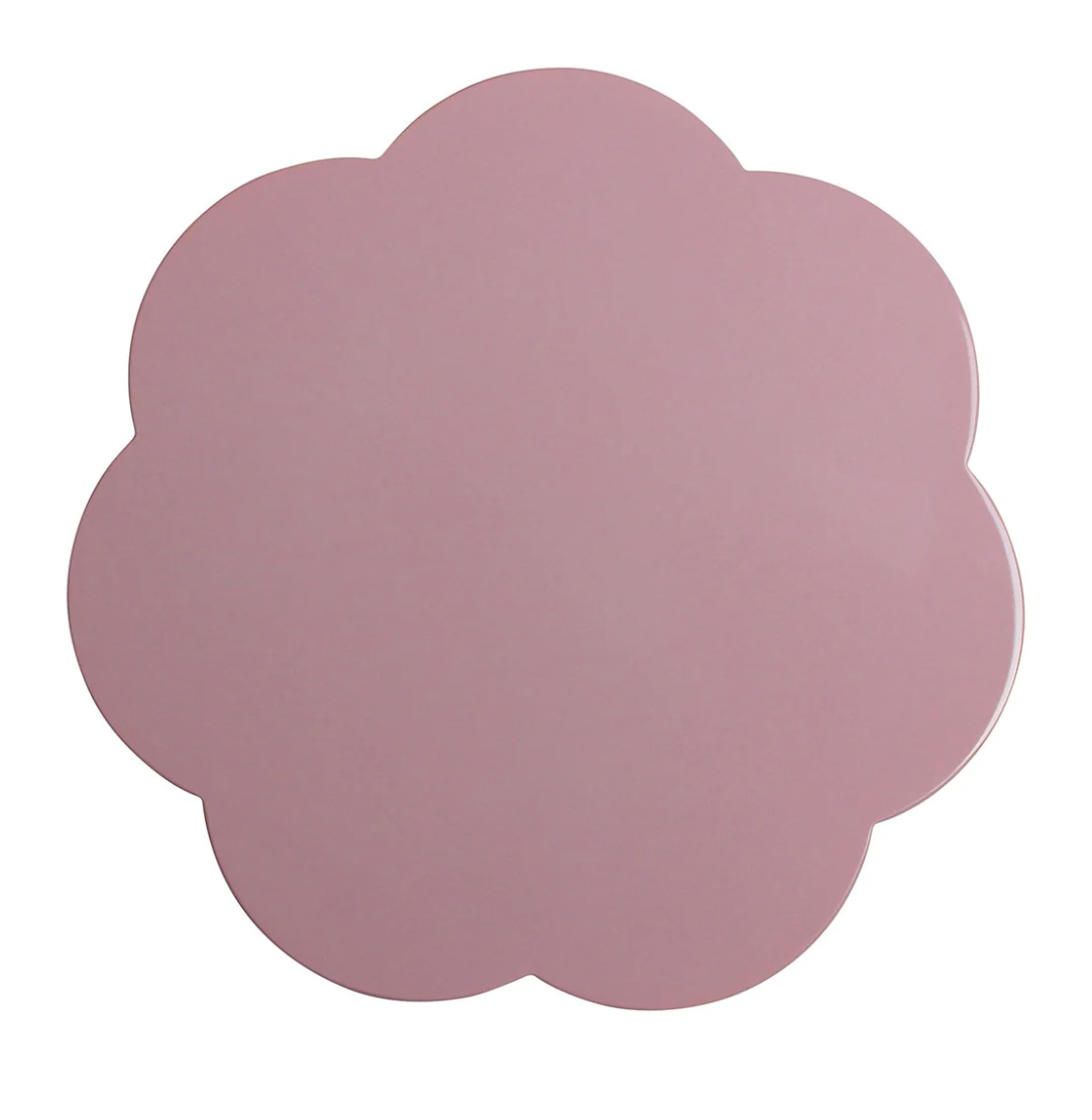 Pink Lacquer Placemats, Set of 4