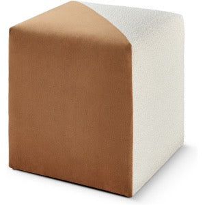 Minitas Stool, Upholstered Cube 18.5 x 18.5 x 18