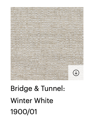 Holly Hunt fabric / Bridge & Tunnel White Cap