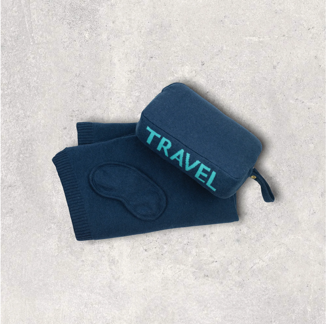 Words Travel Navy/Tiffany Set