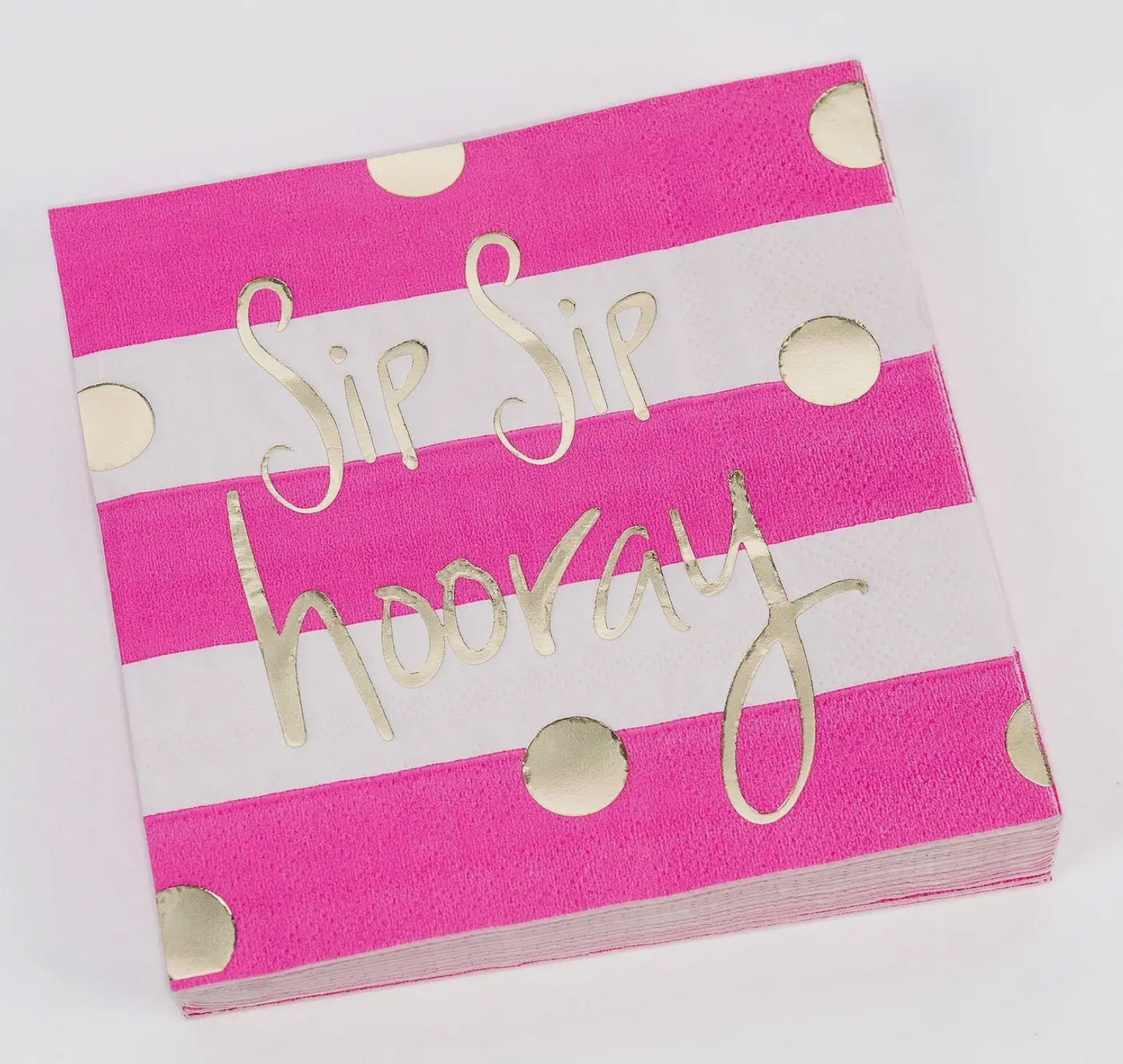 Sip Sip Horray Cocktail Napkin