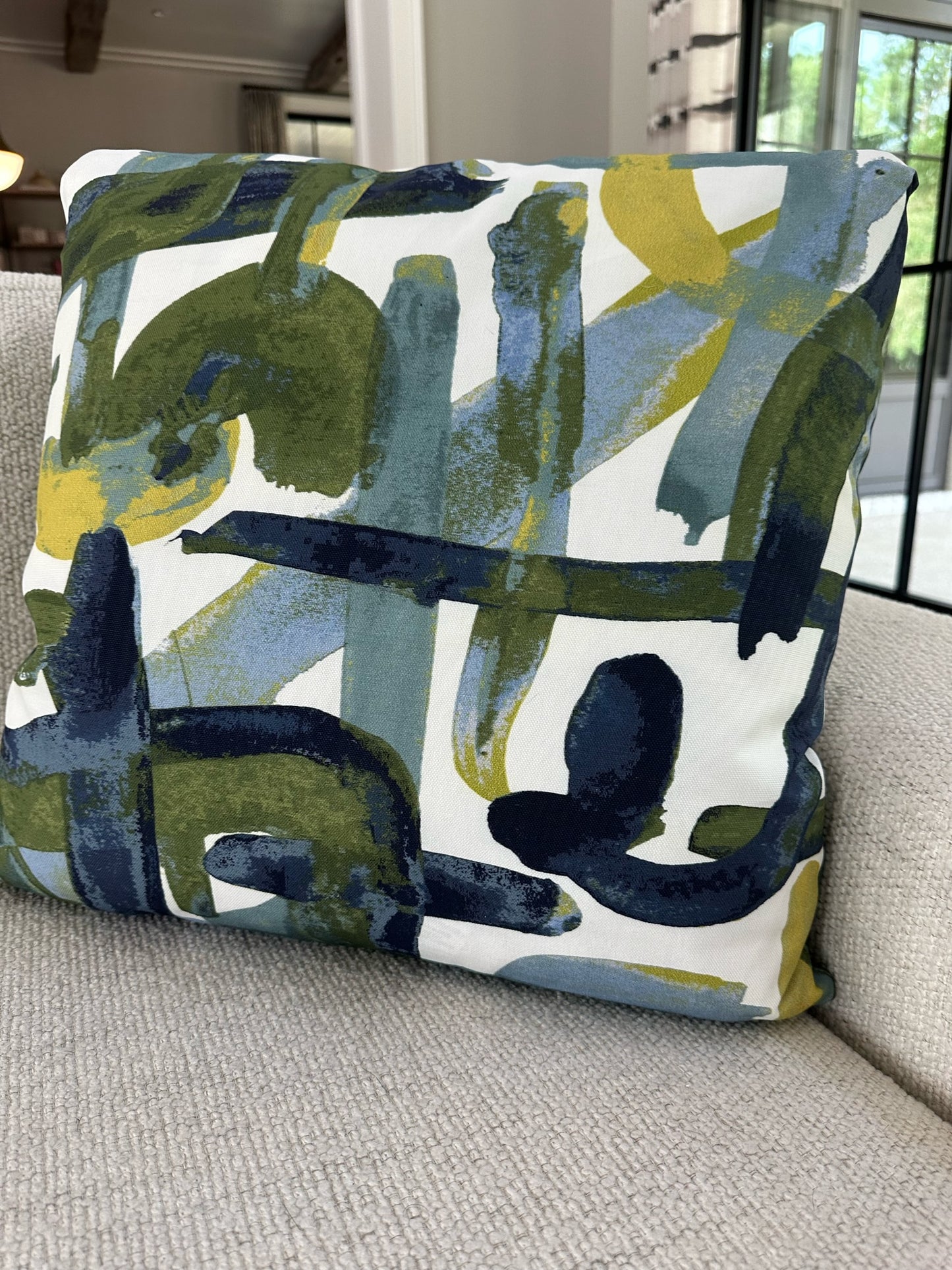 Brushstroke Nile Pillow