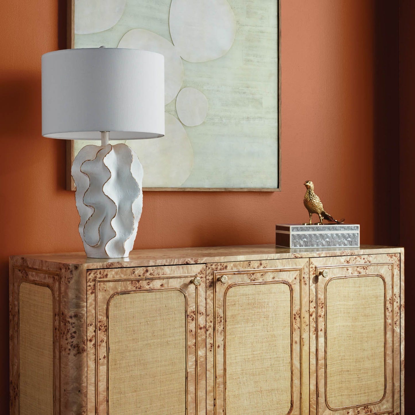 Bethany Lamp - Matte White Resin