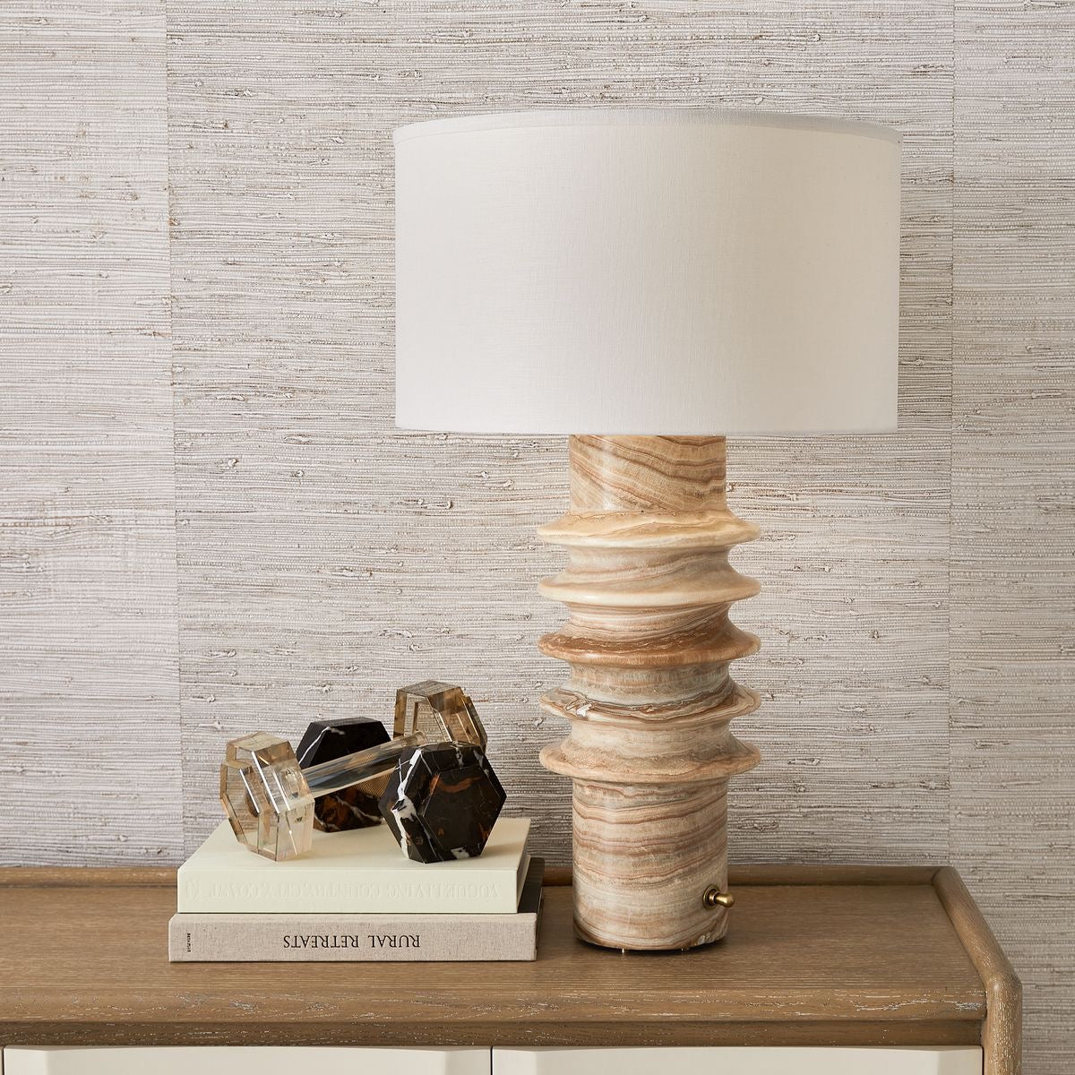 Ring Around Table Lamp Onyx