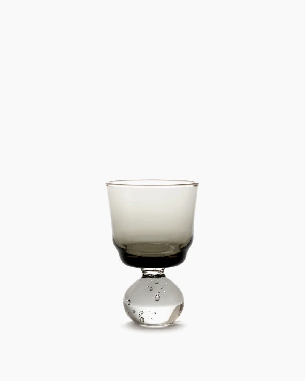 Stem Glass S Smoky Grey Eternal Snow