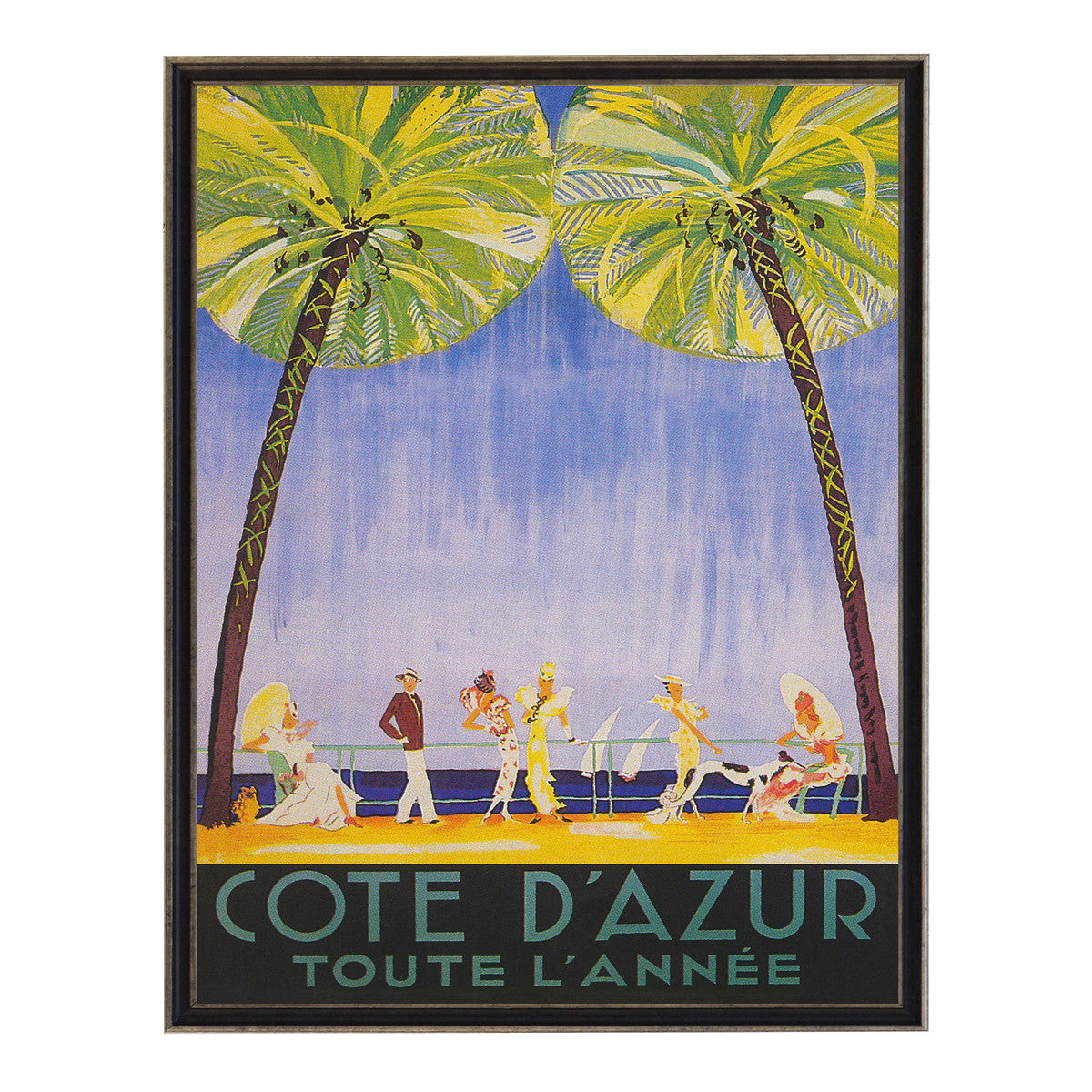 Vintage Travel Posters, Hague/Cote, Set of 2