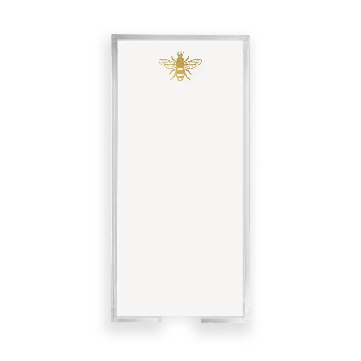Gold Foil Bee Buck Notepad