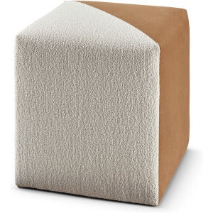 Minitas Stool, Upholstered Cube 18.5 x 18.5 x 18