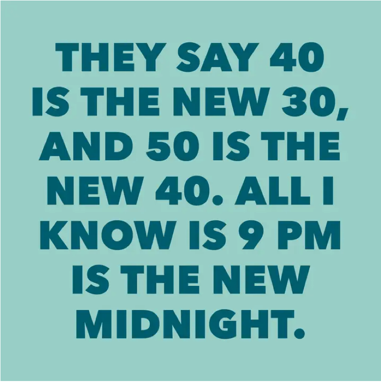40 is the new 30 cocktail napkin