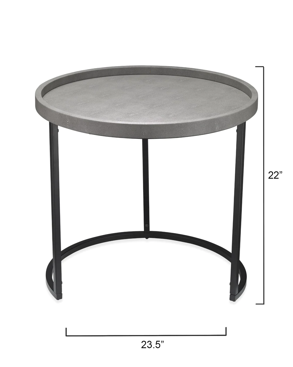 Maddox Grey Side Tables, Set of 3