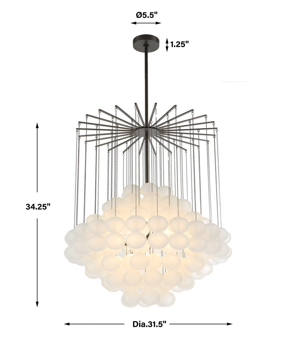 Baubles 6 LT Chandelier