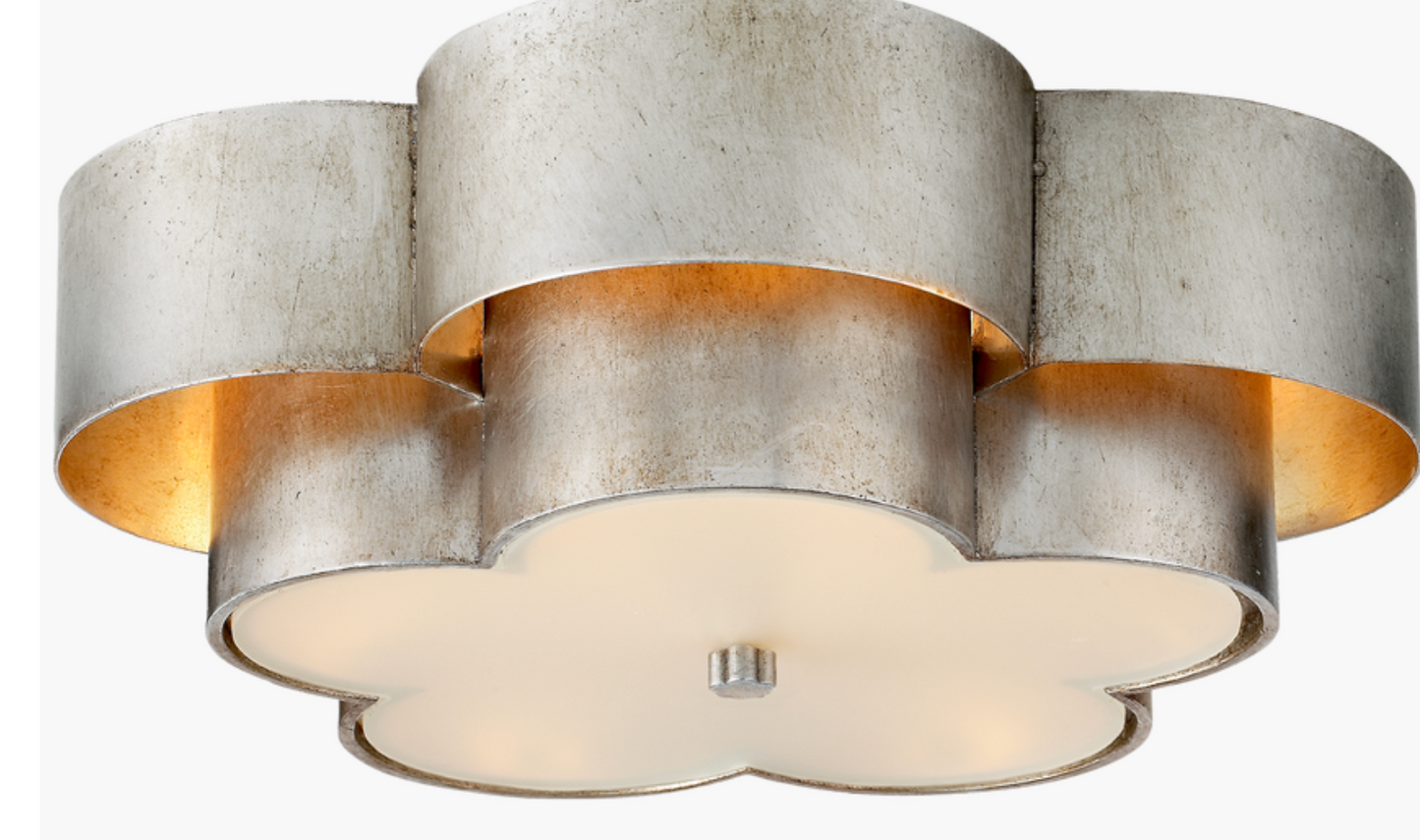 Annabelle Large Flush Mount, Silver