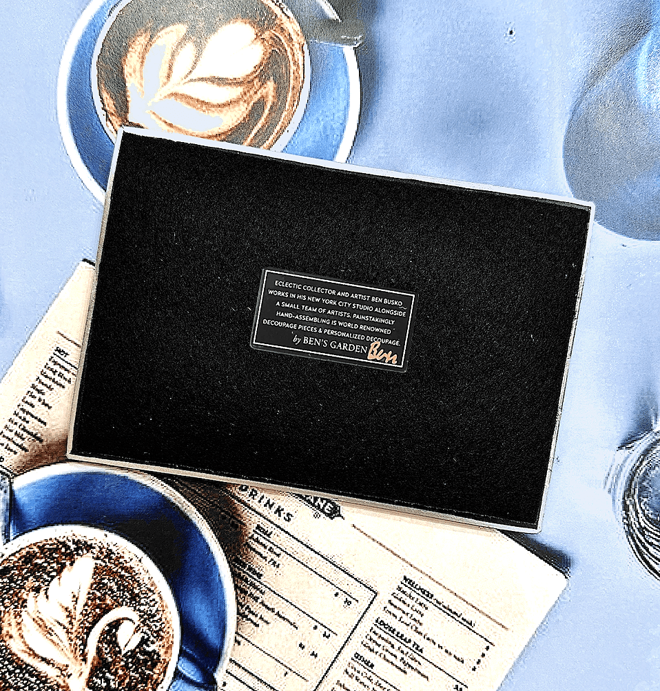 Life Is Short, Play With Your Dog. Decoupage Glass Tray: 4"X 6"