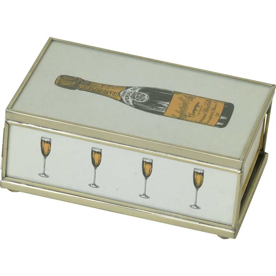 Champagne Bottle Matchbox Cover - Thumbnail 2