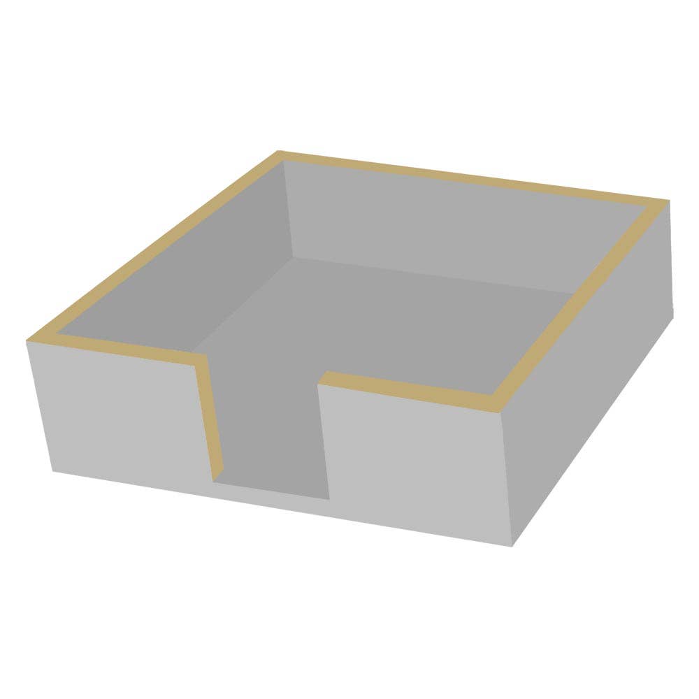 BEV CADDY, WOOD - SILVER