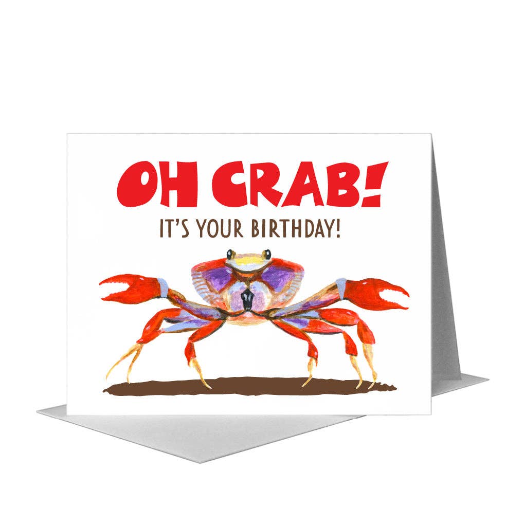 Crab Claws, Greeting Card (#8132B): EN Card
