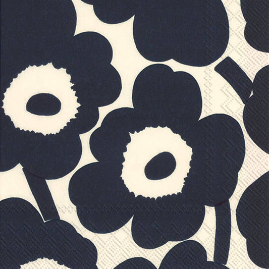 Marimekko Dark Blue Lunch Napkins