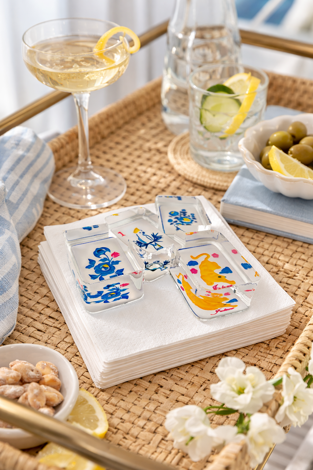 Acrylic Napkin Weight, Mahjong 2