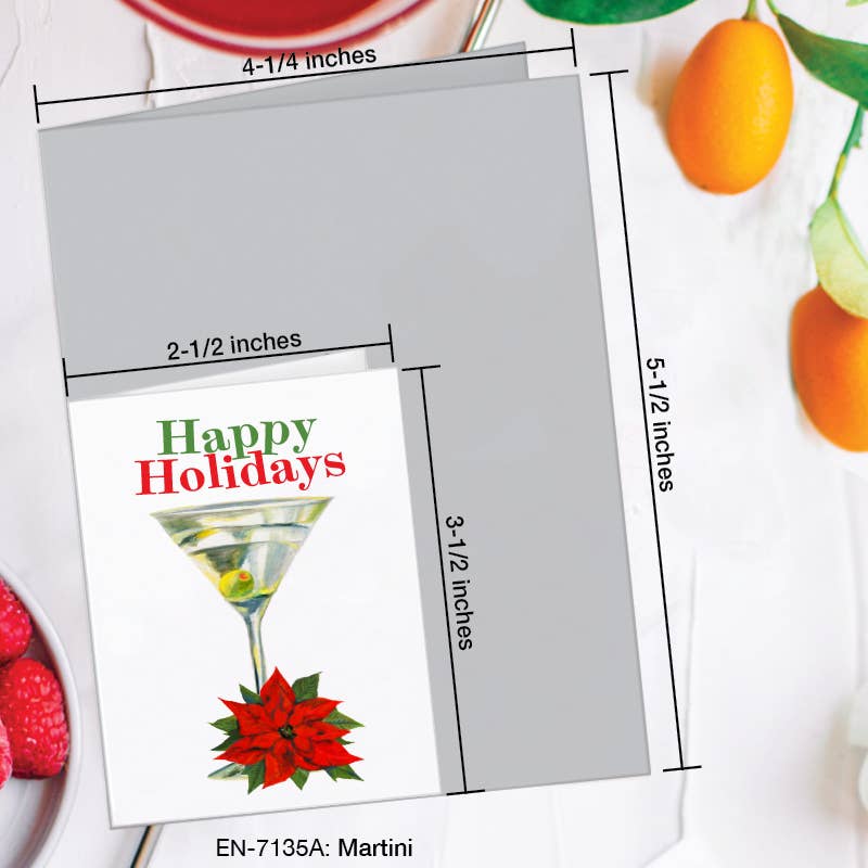 Martini, Greeting Card (#7135A)