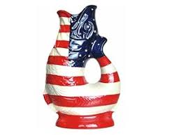USA Flag Gluggle Jug