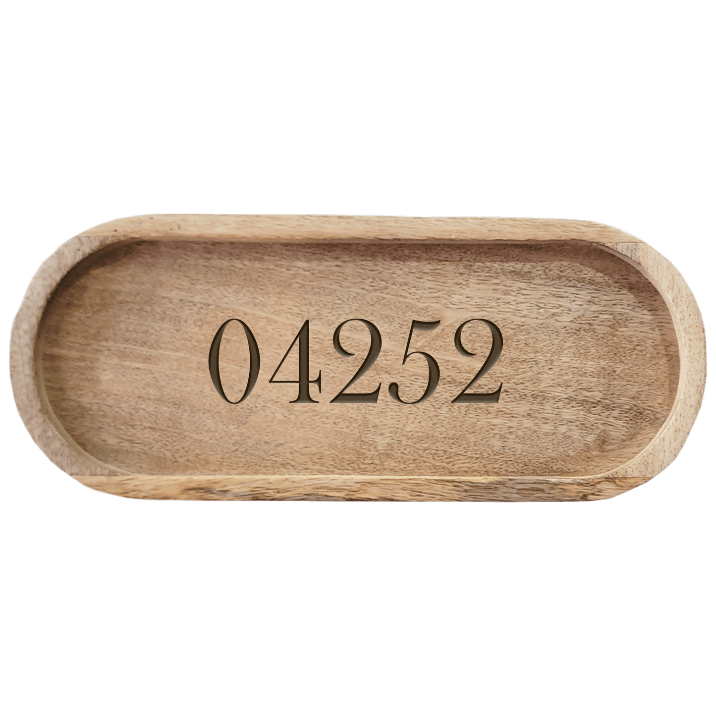 10580 Oval Wood Tray