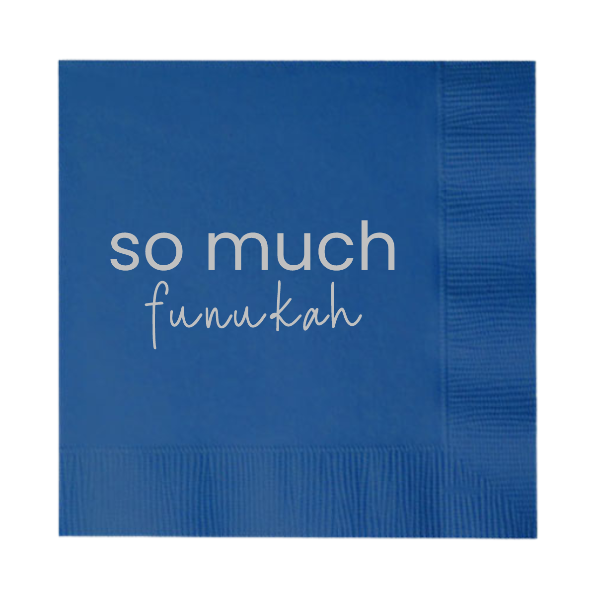 So Much Funukah Hanukkah Cocktail Paper Napkins