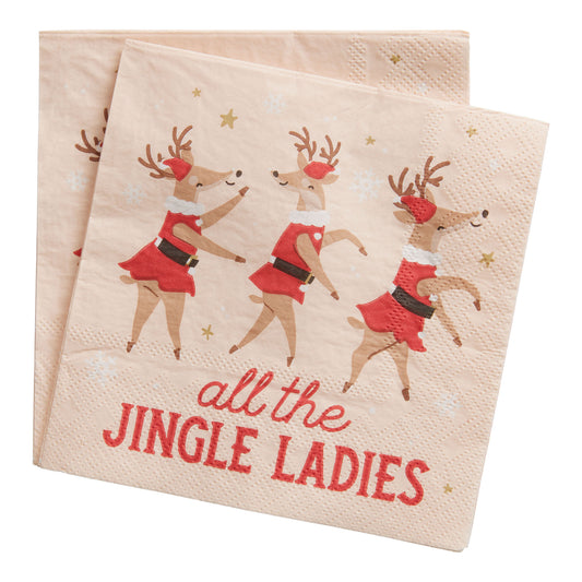 All the Jingle Ladies Cocktail Napkins