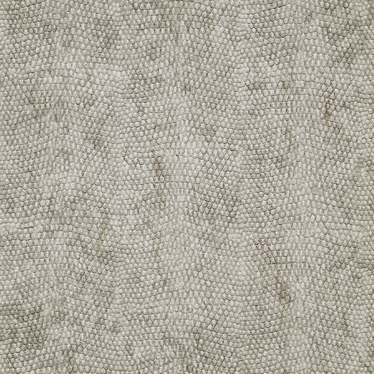 Vinyl Snakeskin Wallpaper / Upscaled Grey