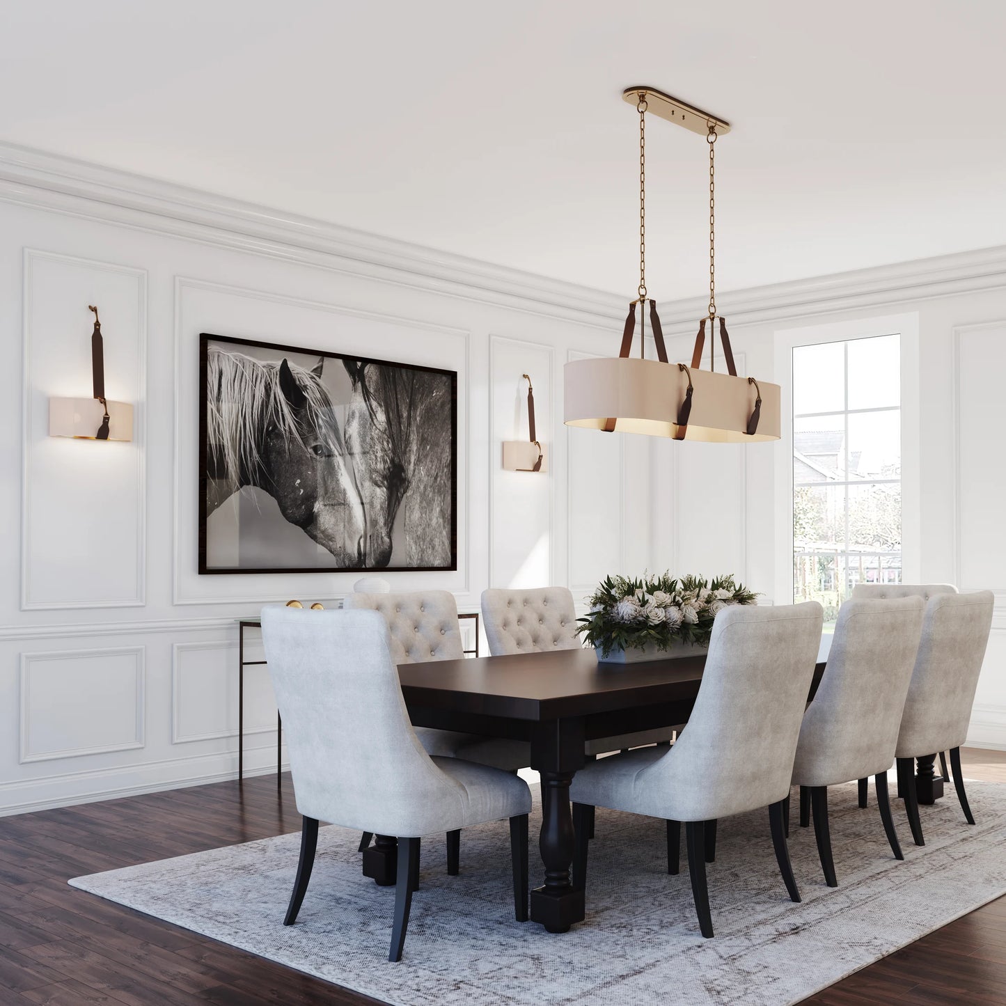 Saratoga Oval Pendant Chandelier