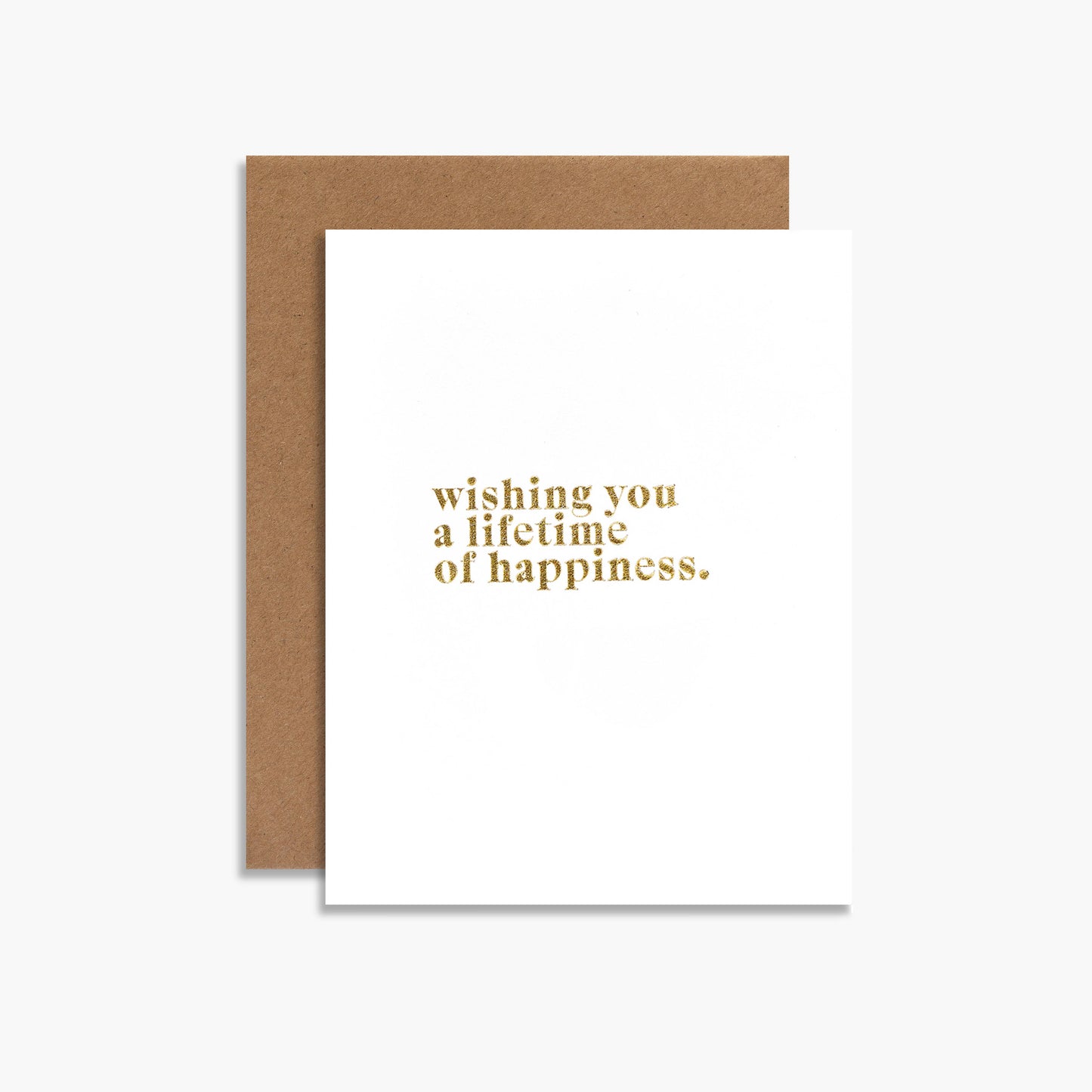 Wishing You A Lifetime Of Happiness Wedding Mr. & Mrs. Card