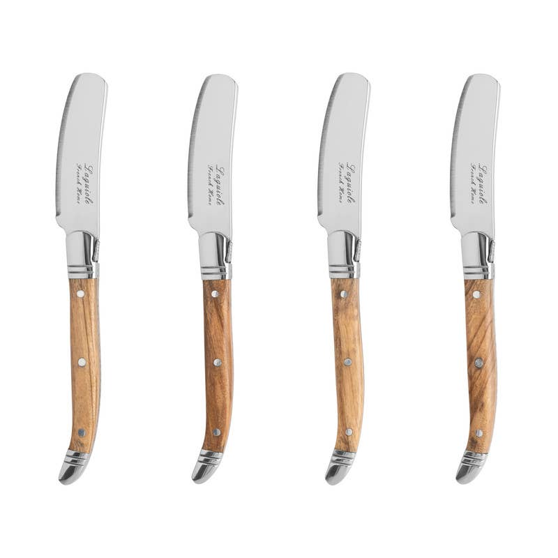 Connoisseur Laguiole Spreaders Olive Wood