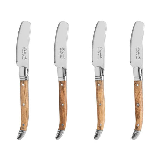 Connoisseur Laguiole Spreaders Olive Wood