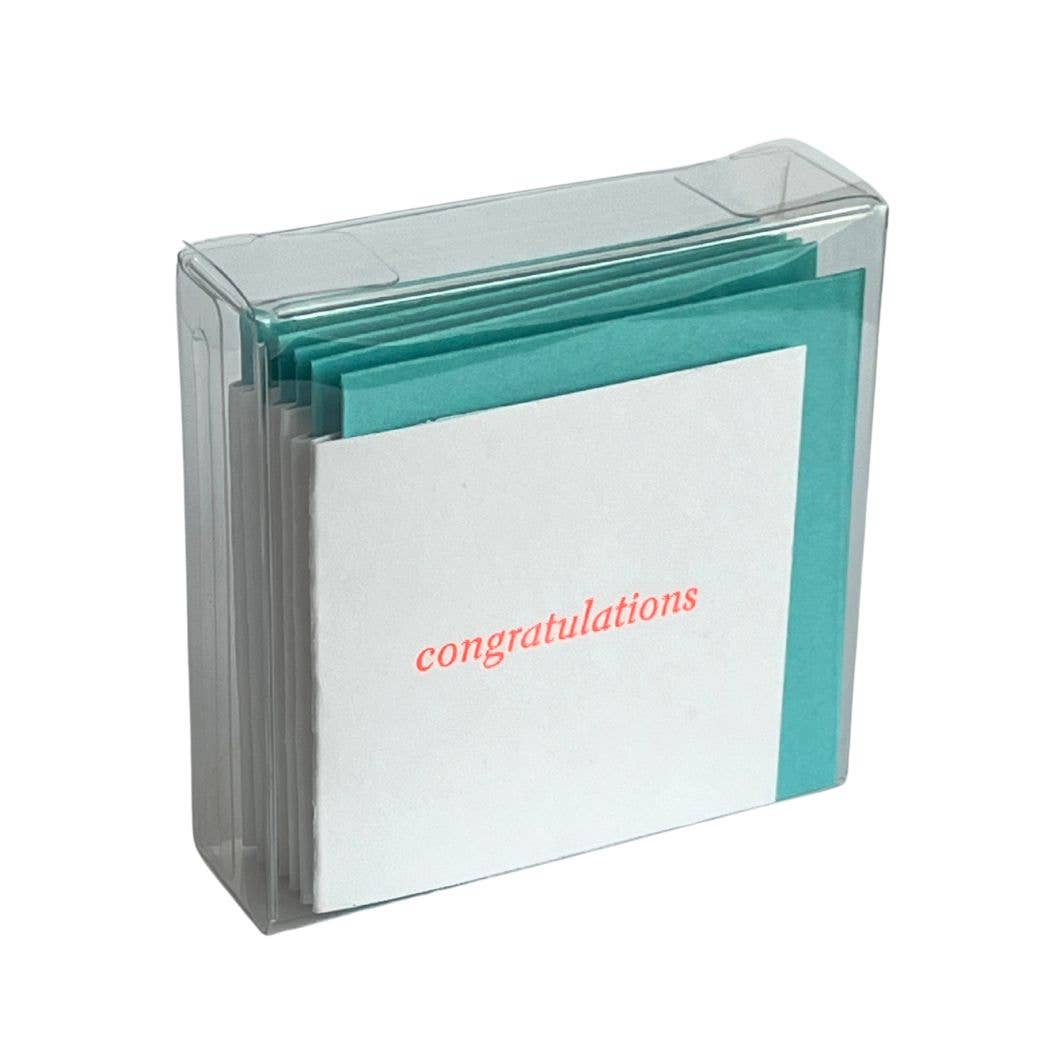 Congratulations Text Tiny Card: Individual